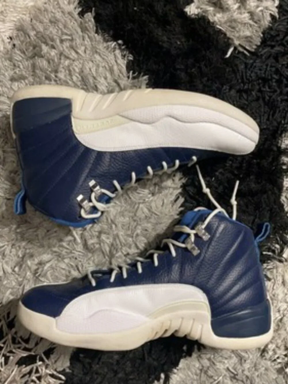 Air Jordan 12 Retro Obsidian 2012 130690-410 Men's Size 9